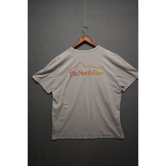The North Face Men’s XXL T-Shirt White Logo Tee Front & Back Graphic Outdoor Hik - Picture 8 of 9